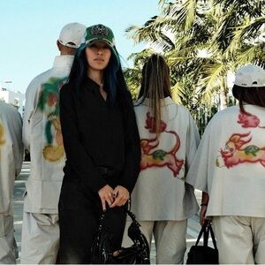 GOAT x Diana Yesenia Alvarado for Art Basel '24/'25 Cropped Oversized Polo Shirt